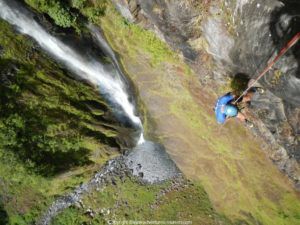 El barranco de trou de Fer, barranquismo Réunion.